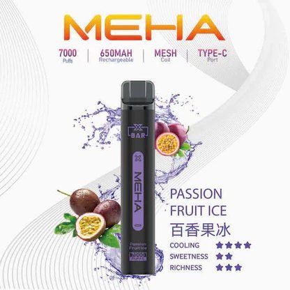 MEHA 魅嗨小黑條 7000抽 告別頻繁換彈 650mAh電力核心支援快充 極強冰爽系列 每一口都清新舒暢 3% 黃金配方綻放極致滿足感 台灣現貨秒發:圖片 5